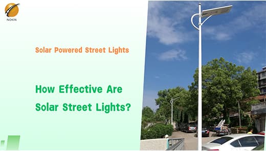 Energy-efficient-solar-street-light-standing-against-a-bright-blue-sky