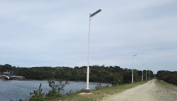 solar street lights in rural areas