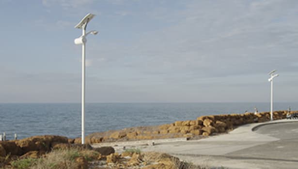 Weather resistant solar street lights