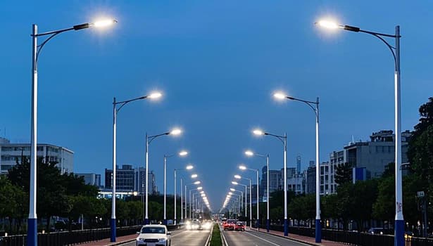 solar powered LED street light