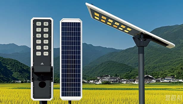 Smart solar street lighting system with motion sensor for energy savings