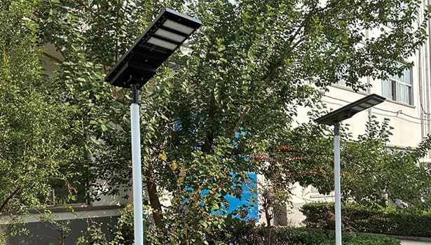 All-in-one solar street light with motion sensor
