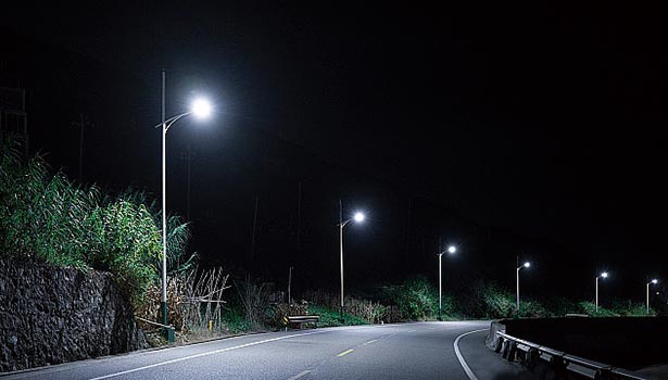 different types of solar street light poles