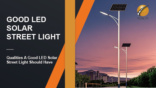 Solar-street-light-installed-on-a-city-road-at-night